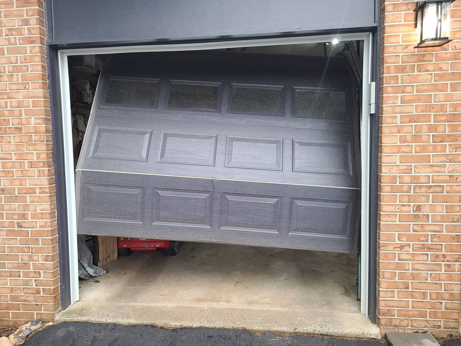 Off-Track & Cable Repair. GarageWiz garage door service in the DMV